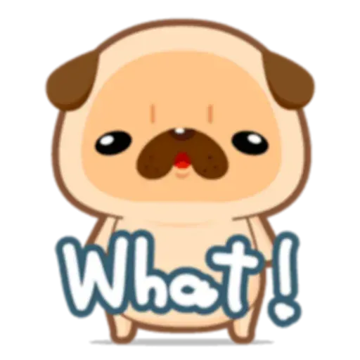 Pug - Sticker 24