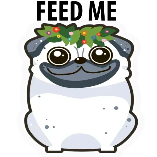 Pug - Sticker 19
