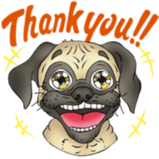 Pug - Sticker 16