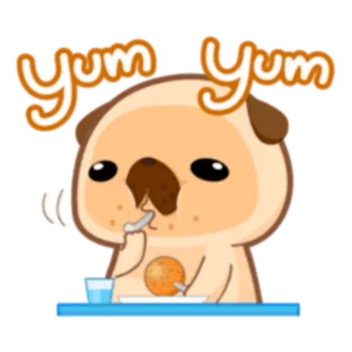 Pug - Sticker 21