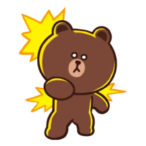 Brown line - Sticker 18