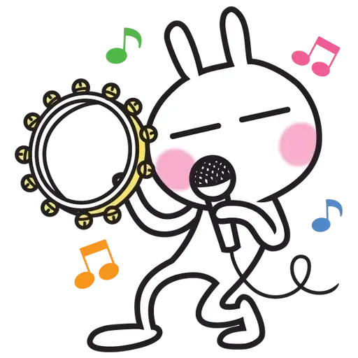 Cute Bunny - Sticker 11