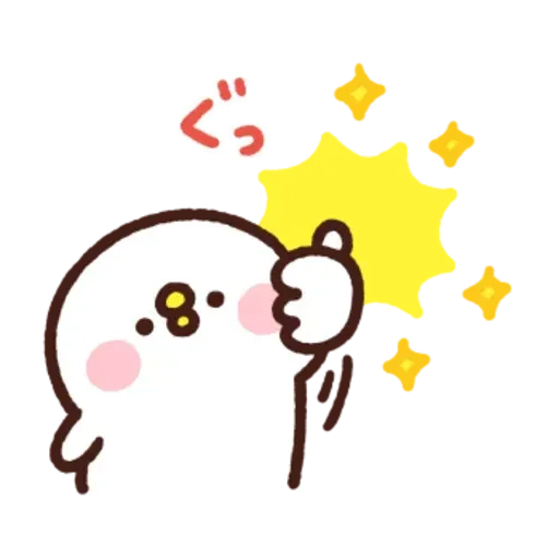 kanahei & usagi friendly greetings - Sticker 17