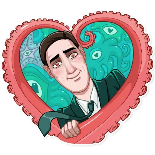 H. P. Lovecraft - Sticker 24