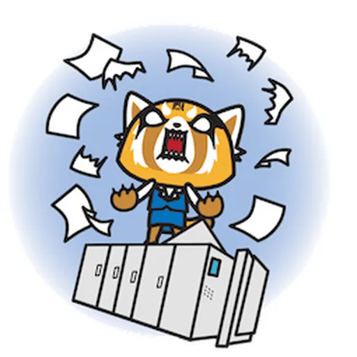 Aggretsuko - Sticker 18