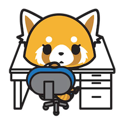 Aggretsuko - Sticker 12