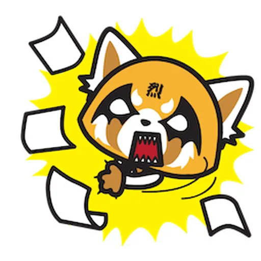 Aggretsuko - Sticker 19