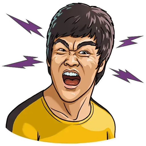 Bruce Lee - Sticker 20
