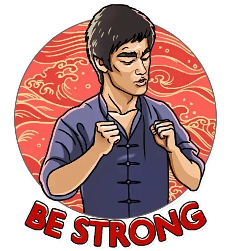 Bruce Lee - Sticker 18
